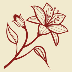 illustration of a flower