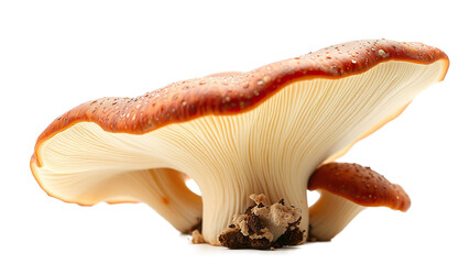 Fototapeta premium Reishi health mushroom isolated png background