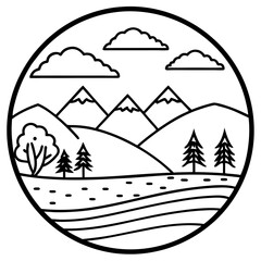 Vector Scape Art vector