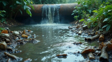 Polluted Stream: Environmental Concerns