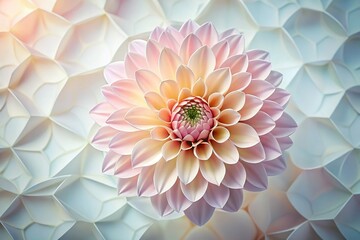 Minimalist Flower Pattern: Elegant Floral Design, Simple Bloom Background