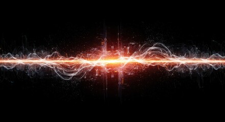 3D Big data technology Data science aAbstract Network Background, AI deep learning machine learning algorithm Neural flow network analytics innovation abstract futuristic