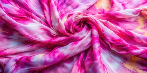 Fototapeta premium Pink Tie-Dye Fashion Trend: Long Exposure Photography