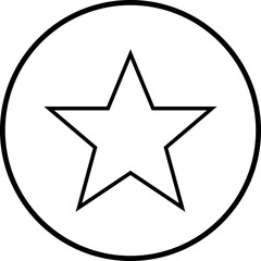 Stars icon. Star flat and line vector isolated on transparent background. Stars in modern simple style. Rating symbol reward rating mark sign.
