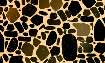 Stones wall paving pattern. retro style dark vintage background.