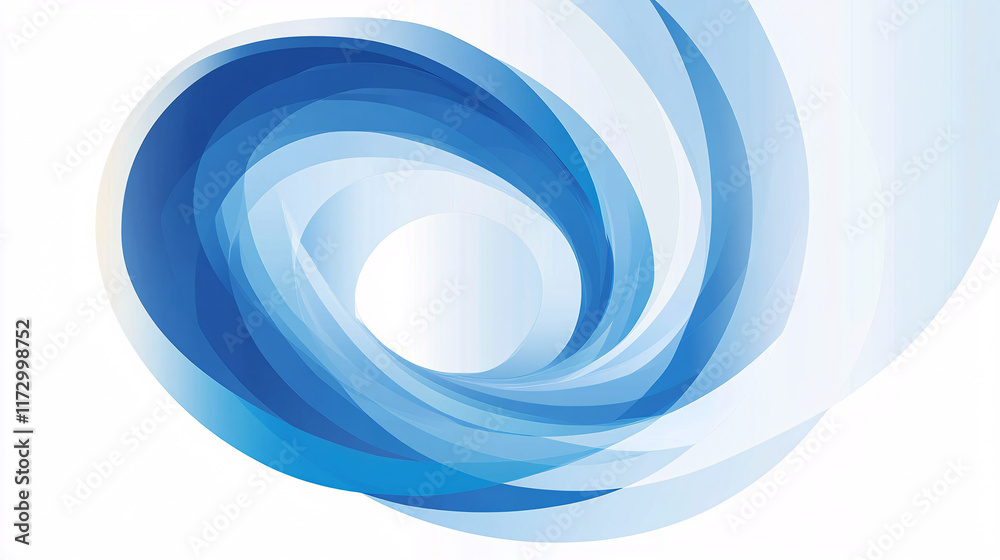 Poster A simple abstract blue pattern with soft shapes and texture, creating a calming, visually appealing background, ideal for design projects and digital displays.

