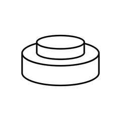 Cpu Cell icon. Computer hardware icon design. vector graphic