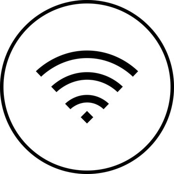recommend clip art: Wifi wireless internet signal flat and line icon. Internet connection symbol. Communication black vector isolated on transparent background.