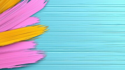 Delicate abstract brush strokes in pastel shades