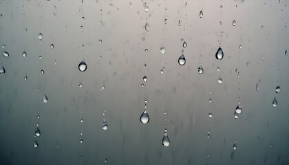 Water droplets on a gray background
