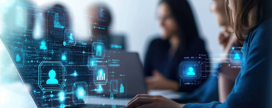 office meeting and strategy planning background