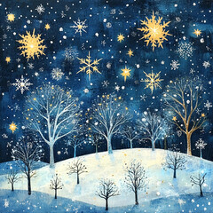 Starry Nights, Snowflakes, and Joyful Wishes for the Holiday Season