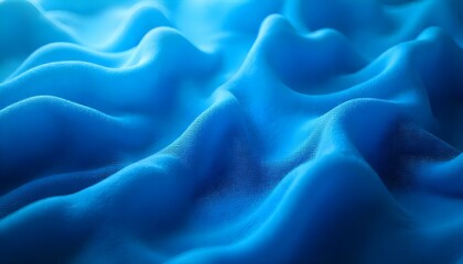 BLUE WAVE FLUFFY TEXTURE 