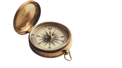 Exploring the Timeless Charm of a Vintage Brass Compass: Perfect for Travel Enthusiasts, Historians, and Nautical Decor.