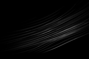 Naklejka premium background with simple shapes formed by thin white lines on a solid black background, giving it a crisp, contemporary look.