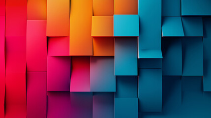 Fototapeta premium Vibrant abstract background with colorful layers creating a dynamic visual effect