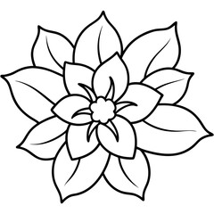 Blossom Charm line art art vector