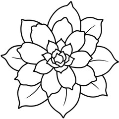 Blossom Charm line art art vector