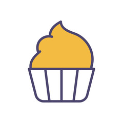 Cupcake  icon. Event icon design. vector graphic