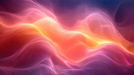 Obraz premium Abstract waves of color with a glowing effect.