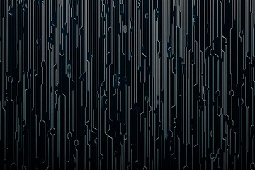 Abstract close-up of a glowing blue digital circuit board, showcasing intricate connections and technological design on a black background.
