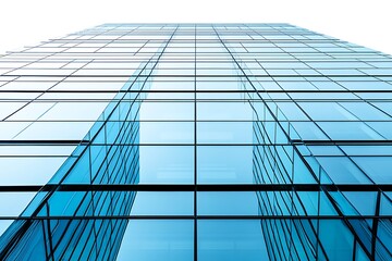 Modern Glass Skyscraper Building Exterior Facade