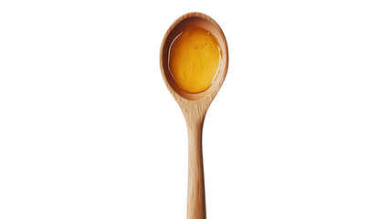 Elegant Wooden Spoon Drizzled with Honey - Perfect for Cooking and Serving Delights.