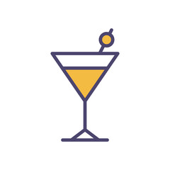 Cocktail  icon. Event icon design. vector graphic