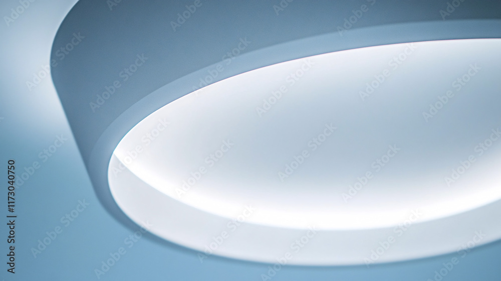 Aufkleber a close-up of a white and light blue blurred background, with soft, dreamy tones creating a serene a