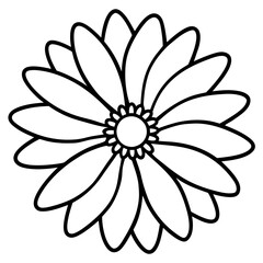 Daisy Delight line art art vector