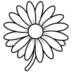 Daisy Delight line art art vector
