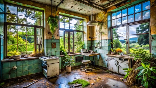 Abandoned DVM Building Urban Exploration - Decaying Interior Shots