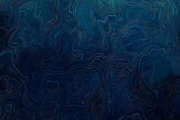 Fototapeta premium Abstract close-up of a glowing blue digital circuit board, showcasing intricate connections and technological design on a black background. 