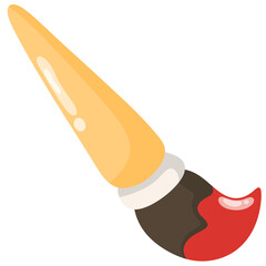 Illustration of a paintbrush 