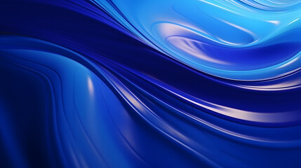 Obraz premium Digital cosmic blue colors abstract Liquid poster web background