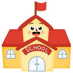 illustration of a school 