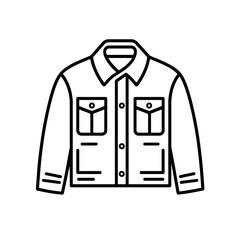 Minimalist Utility Chore Jacket Icon