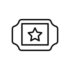 Ticket  icon. Event icon design. vector graphic