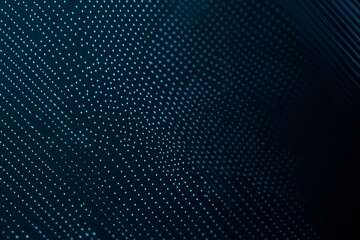 Abstract close-up of a glowing blue digital circuit board, showcasing intricate connections and technological design on a black background.
