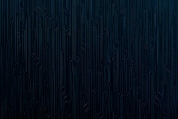 Abstract close-up of a glowing blue digital circuit board, showcasing intricate connections and technological design on a black background.
