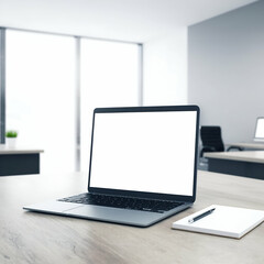 Fototapeta premium Office laptop