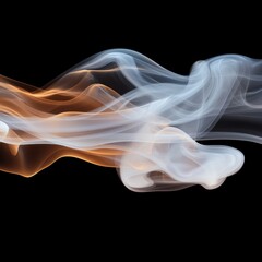 Obraz premium Digital abstract colorful smoke wisps studio visual art modern art close-up creative design