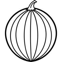 Gooseberry line art vector