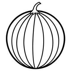 Gooseberry line art vector