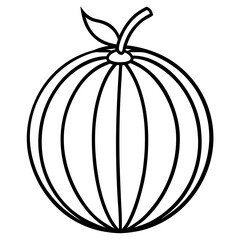 Gooseberry line art vector