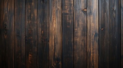 Obraz premium Dark Brown Wooden Planks Background Texture