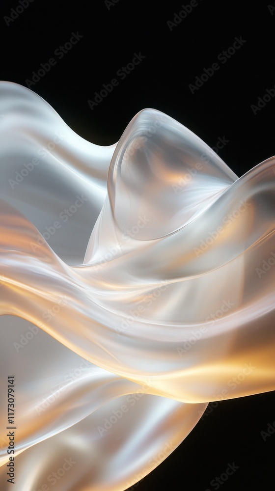 Poster dynamic digital abstract background with infinity loop patterns modern art digital space artistic vi