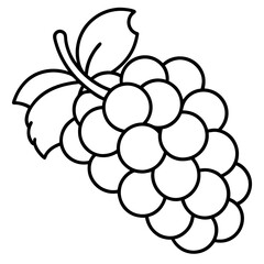 Grape art vector