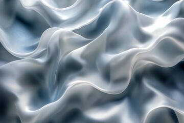 Obraz premium Vibrant gray white gradient background, light wave texture, digital background, high-contrast edges, Generative AI