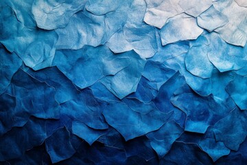 Obraz premium Noisy cobalt blue gradient background, neon glow texture, social media post, vibrant tones, Generative AI